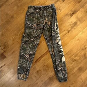Carhartt Woodland Camo Sweatpants, Kids 14-16